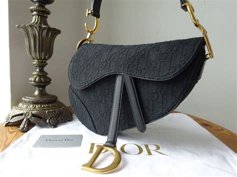 black oblique dior saddle bag